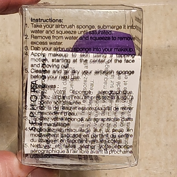 NWT New & Improved Purple SEPHORA Perfectionist Airbrush Sponge For Foundation! - Picture 5 of 9